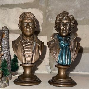 Sherlock Holmes and Watson BBC Busts of Characters